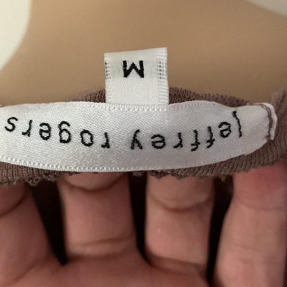 Vtg 80's 90's Jeffrey Rogers cap slv fit flare scoop neck maxi t-shirt dress M - Picture 8 of 16